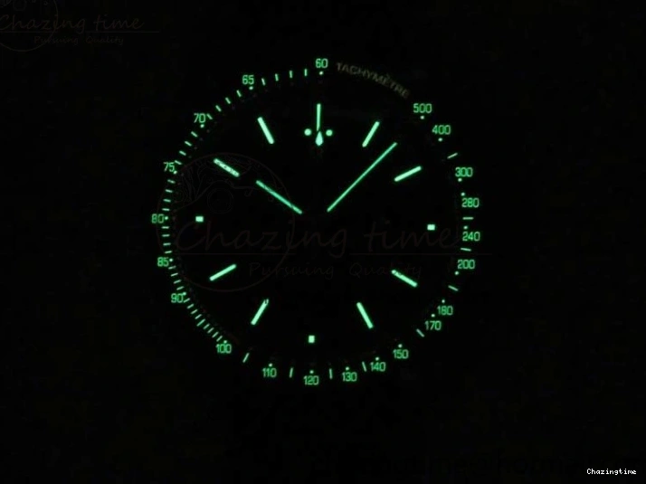 1224 Racing Master Chronometer OMF 1:1 Best Edition Black Dial Orange Hand on Black Leather Strap A Contemporary 7999